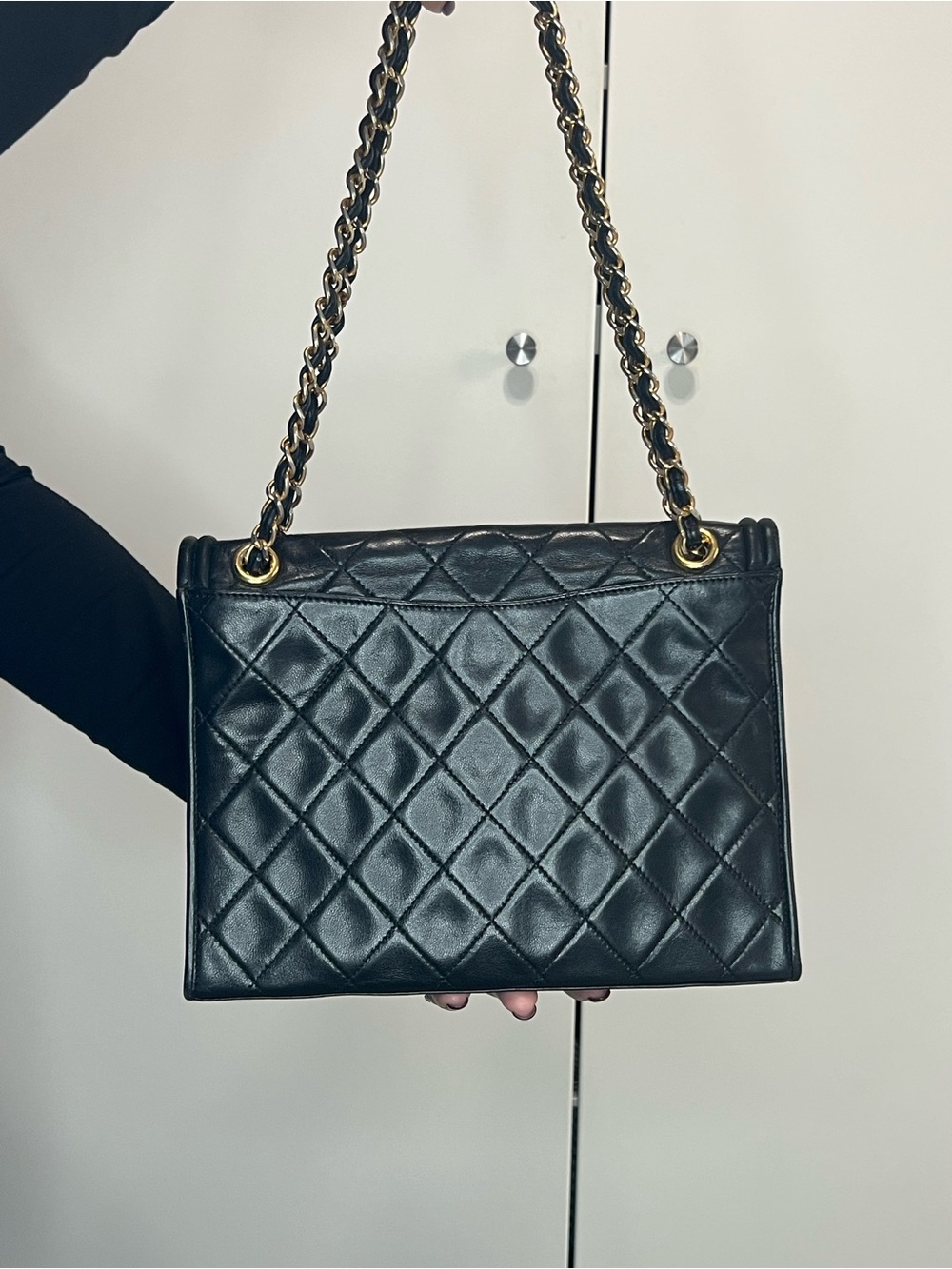 Chanel Gold Chain Matelasse Lambskin Shoulder Bag - Picture 3 of 16